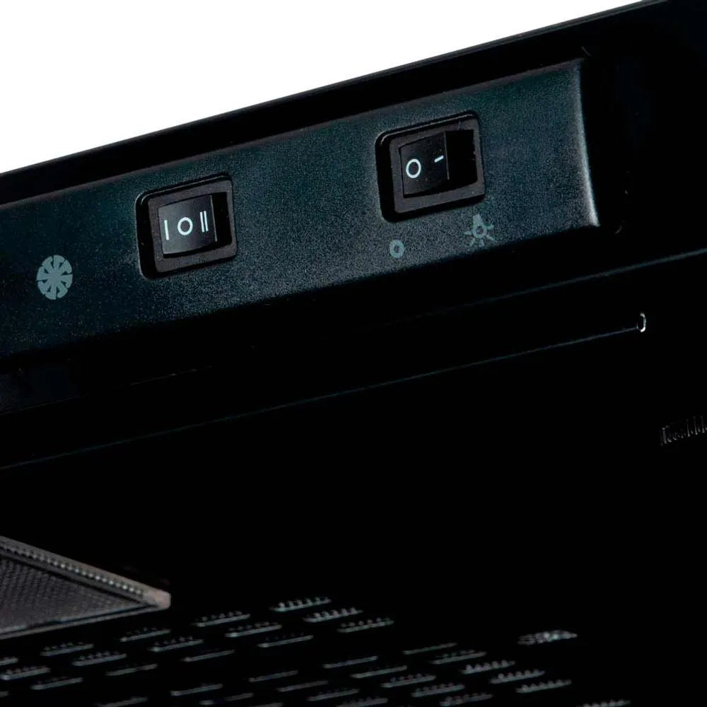 Campana Challenger 60 Cm Horizontal Negra CX-4000-N