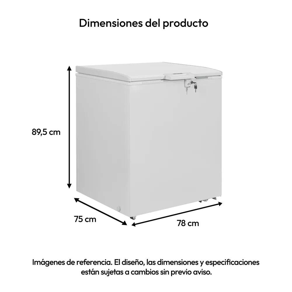 CONGELADOR CHALLERGER 230 LTS BLANCO CH-332