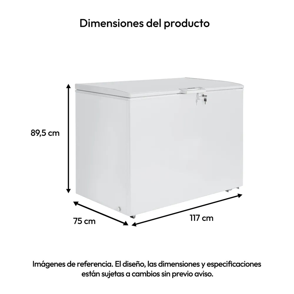 Congelador Challenger 387 LTS Blanco CH-363