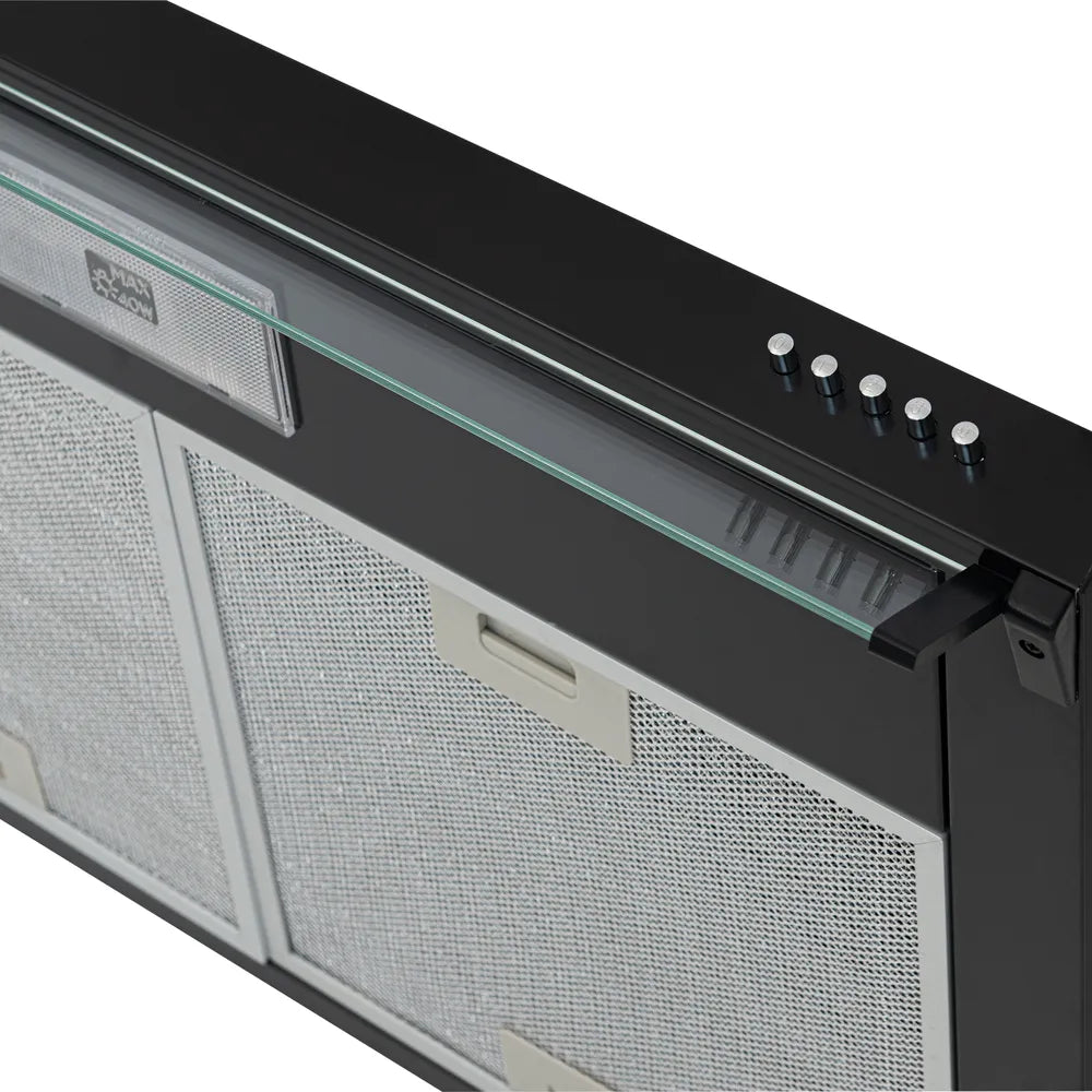 Campana Horizontal Challenger negra 76 cm 3 velocidades  CX-4572-N