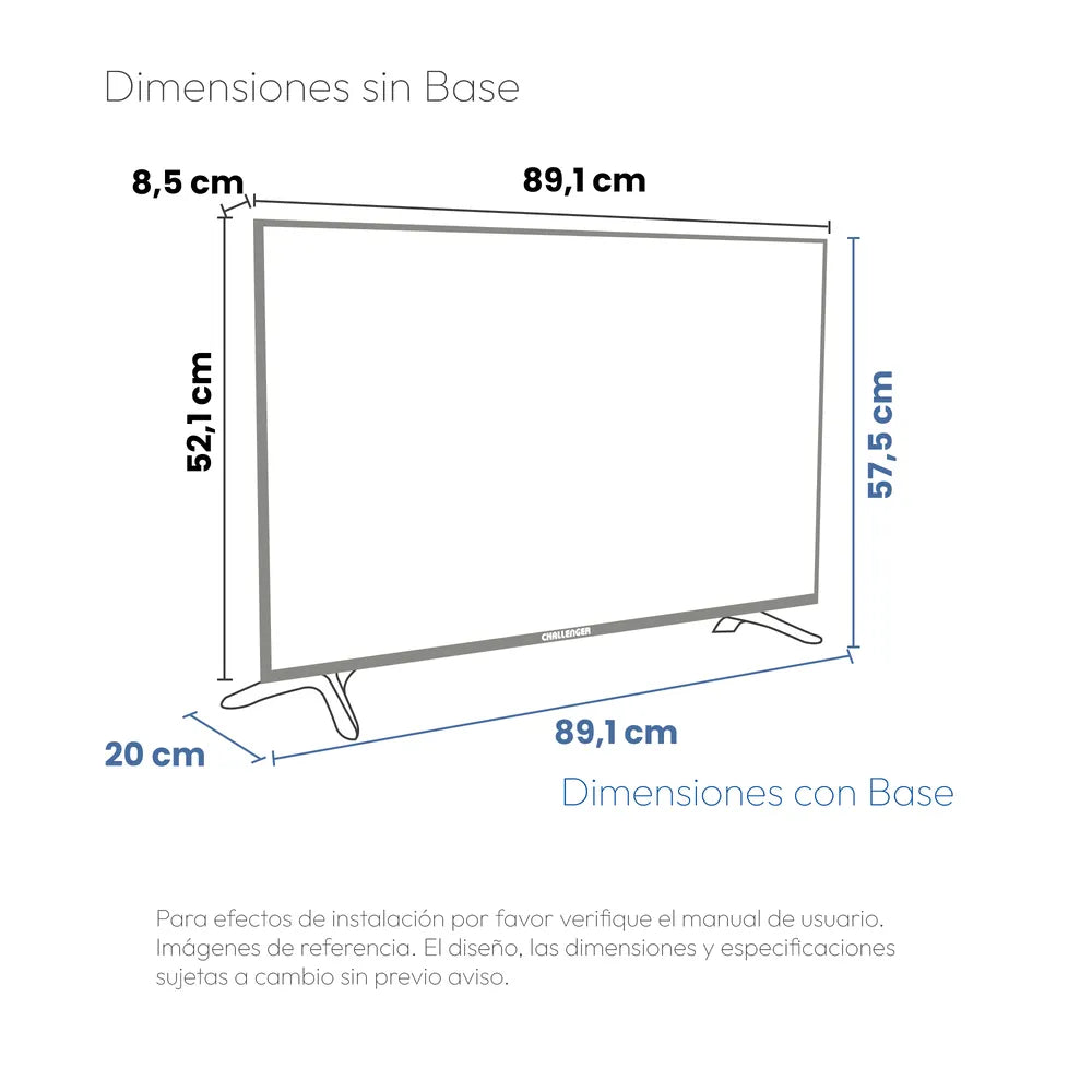 Televisor Challenger 40" FULL HD Google TV - 40KG90