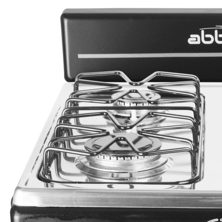 Estufa Abba 51Cms 4Pts Con Horno Negra - AT101-5-N
