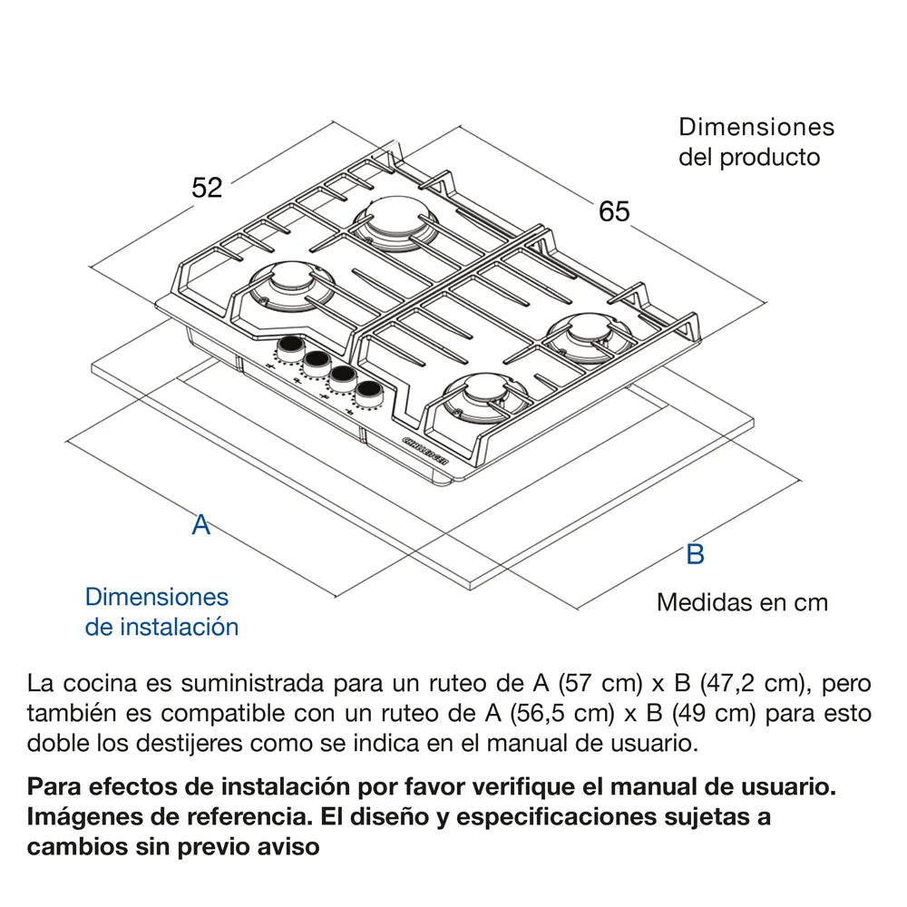 CUBIERTA CHALLENGER VIDRIO NEGRO 65X52 SQ-6765