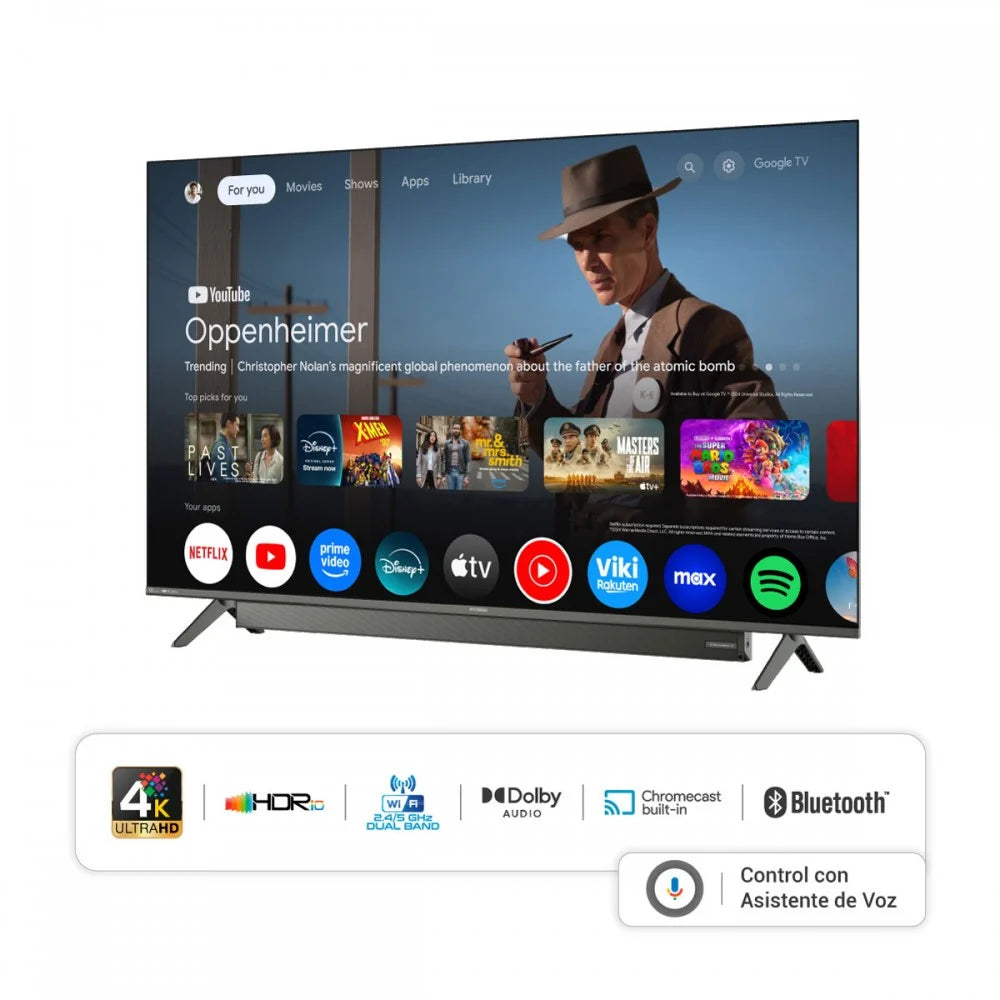 Televisor Hyundai 50" 4K-UHD QLED Smart TV Google - HYLED5030QG