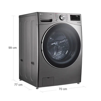 LAVADORA-SECADORA LG 22KG TIPO ACERO INOX                         WD22VV2S6BR.ASSECOL