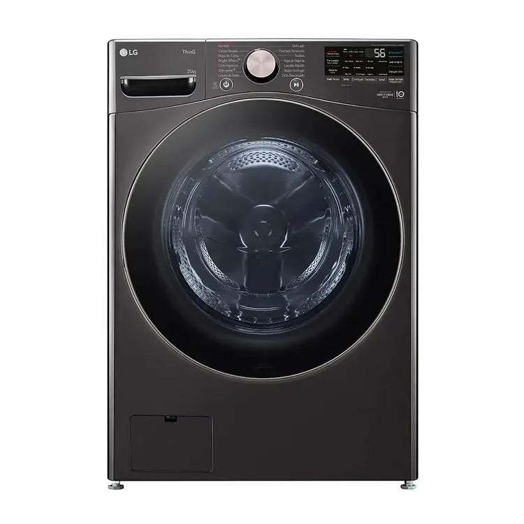 LAVADORA LG 25KG CARGA FRONTAL NEGRO WM25BV2S6BR.ABLECOL