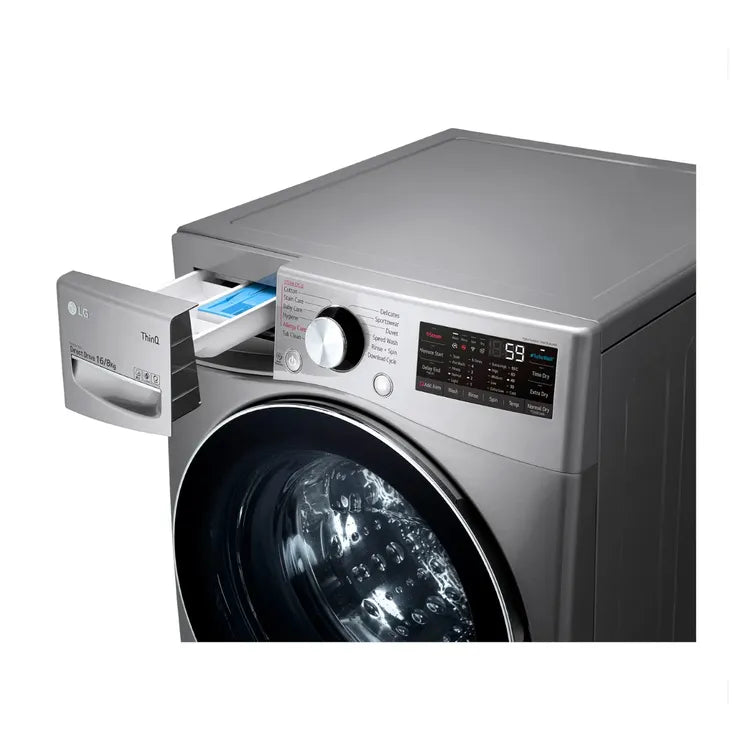 LAVADORA-SECADORA LG 16KG LAVADO 8KG SECADO SILVER WD16EG2S6.AESECOL