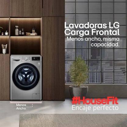 LAVADORA-SECADORA LG 16KG LAVADO 8KG SECADO SILVER WD16EG2S6.AESECOL