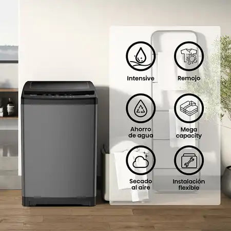 Lavadora Hisense 18kg carga superior WT3W1823UT