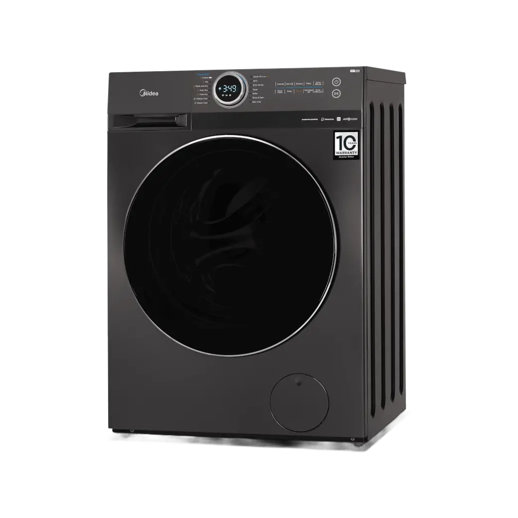 Lavadora Midea Carga Frontal 12 Kg Titanio - MF200D120WBT-CO