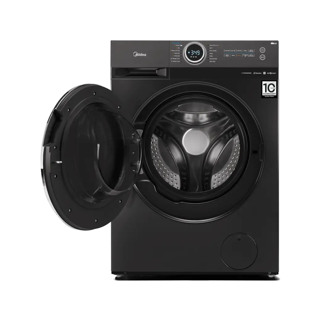Lavadora Midea Carga Frontal 12 Kg Titanio - MF200D120WBT-CO