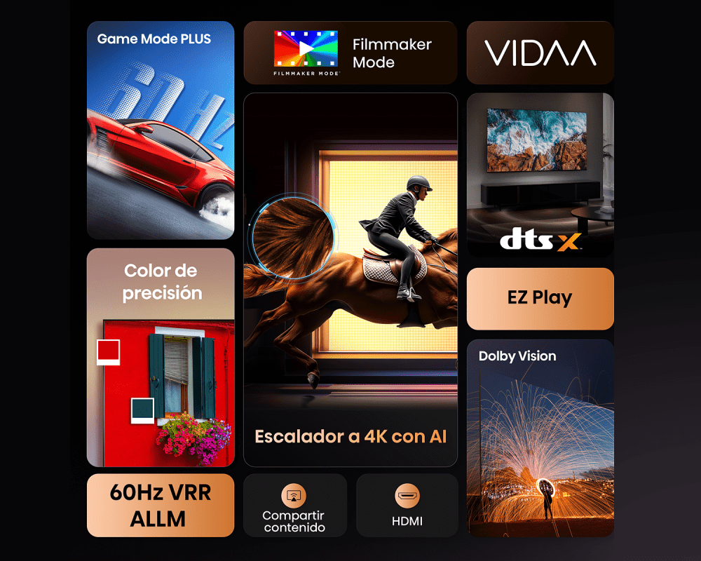 Televisor Hisense 65" UHD Smart TV VIDAA - 65A5NV