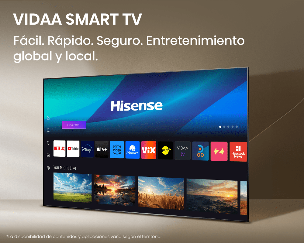 Televisor Hisense 65" UHD Smart TV VIDAA - 65A5NV