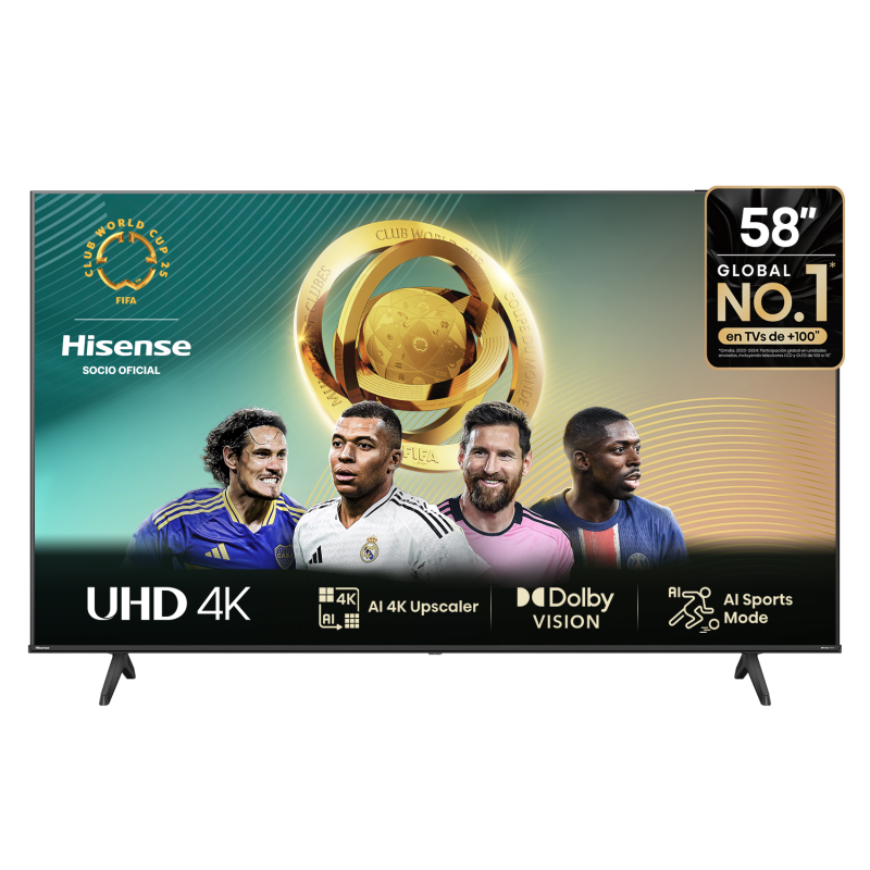Televisor Hisense UHD-4K - 58A6N
