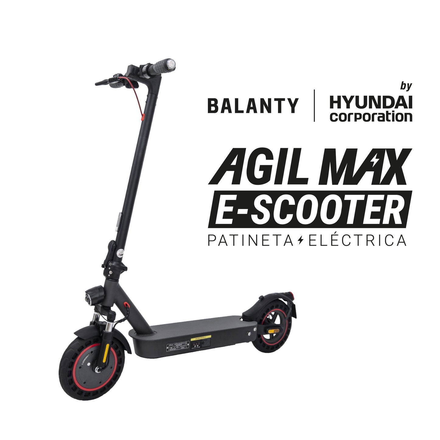 Patineta Eléctrica Hyundai 25 Km/h AGIL MAX