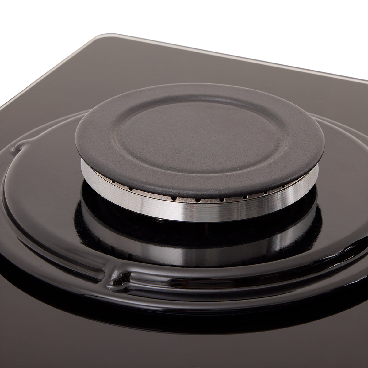 Estufa de Empotrar Cristal Haceb de 2 puestos de 30cm a Gas Natural Negra - CUB TO 30 CRISTAL HF GN - Logística Haceb