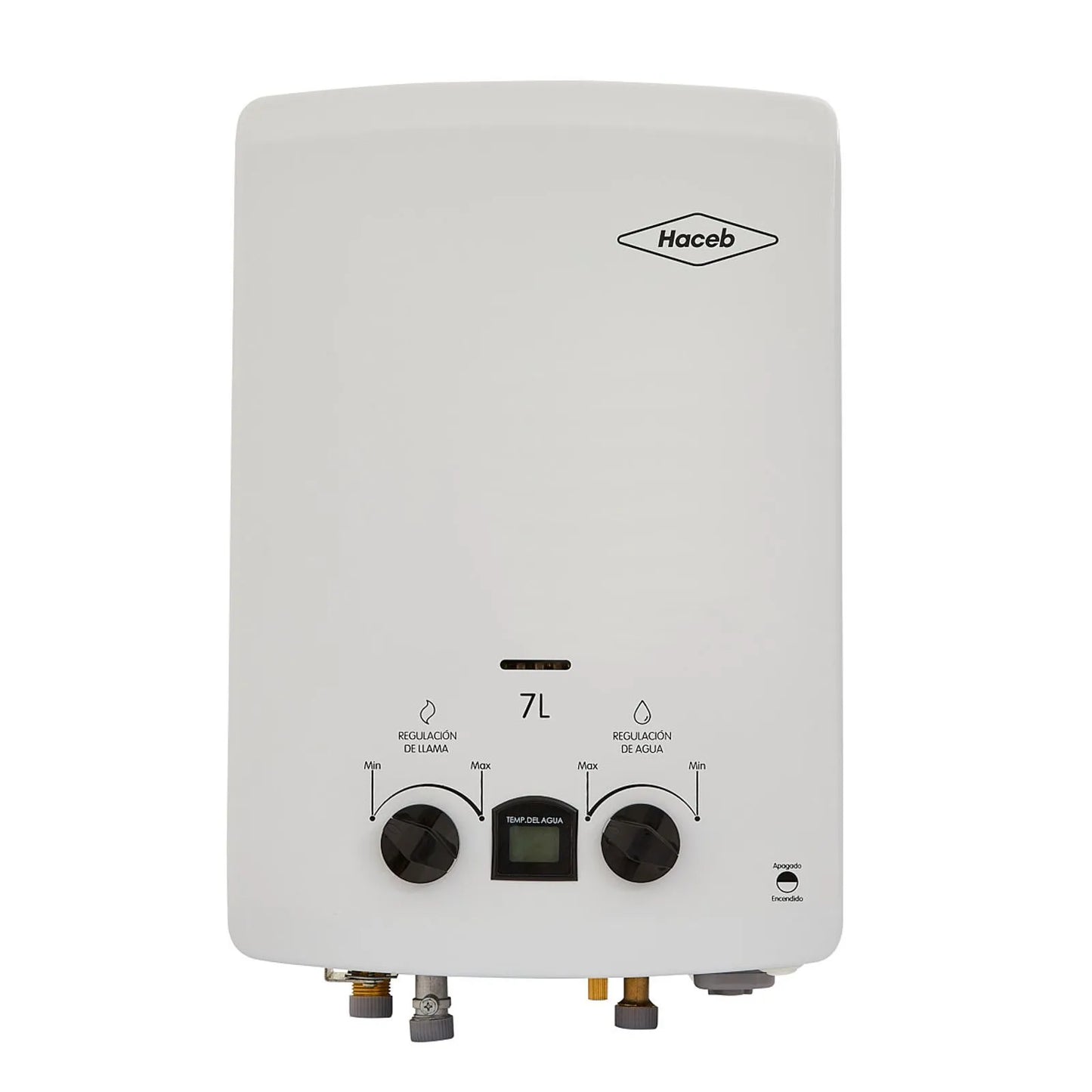 Calentador Haceb de Paso Tiro Natural 7 Lts - CAL-CPG-7TN-GN Blanco