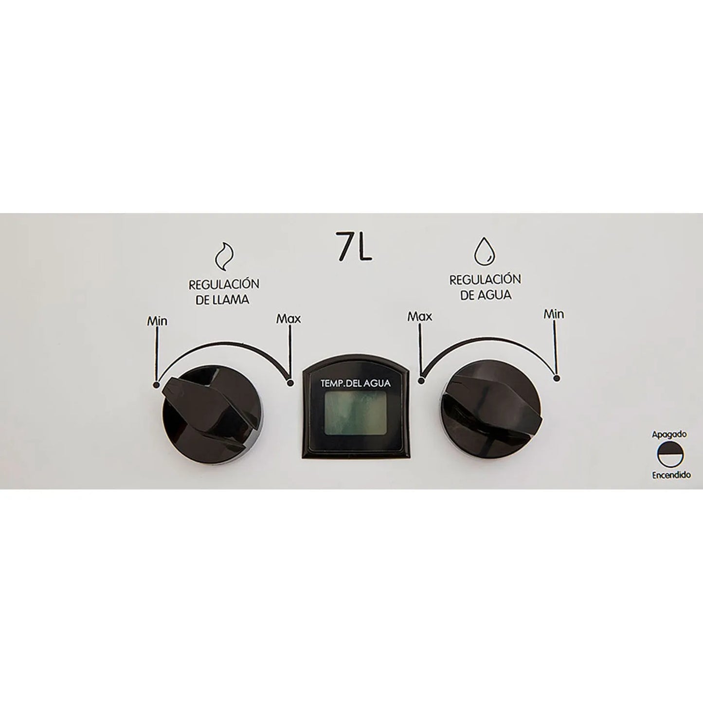 Calentador Haceb de Paso Tiro Natural 7 Lts - CAL-CPG-7TN-GN Blanco