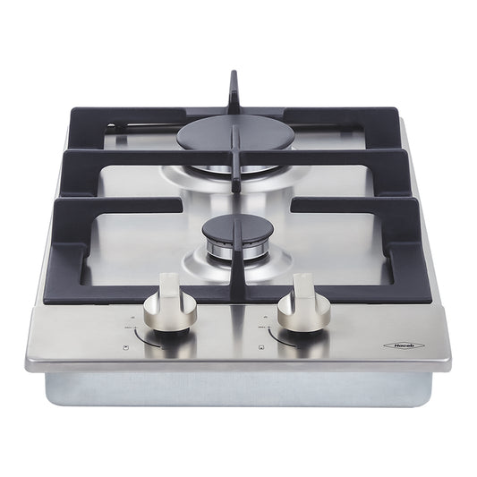 Estufa de Empotrar Haceb de 2 puestos 30CM a Gas Natural Inox- CUB 30 INOX HF GN