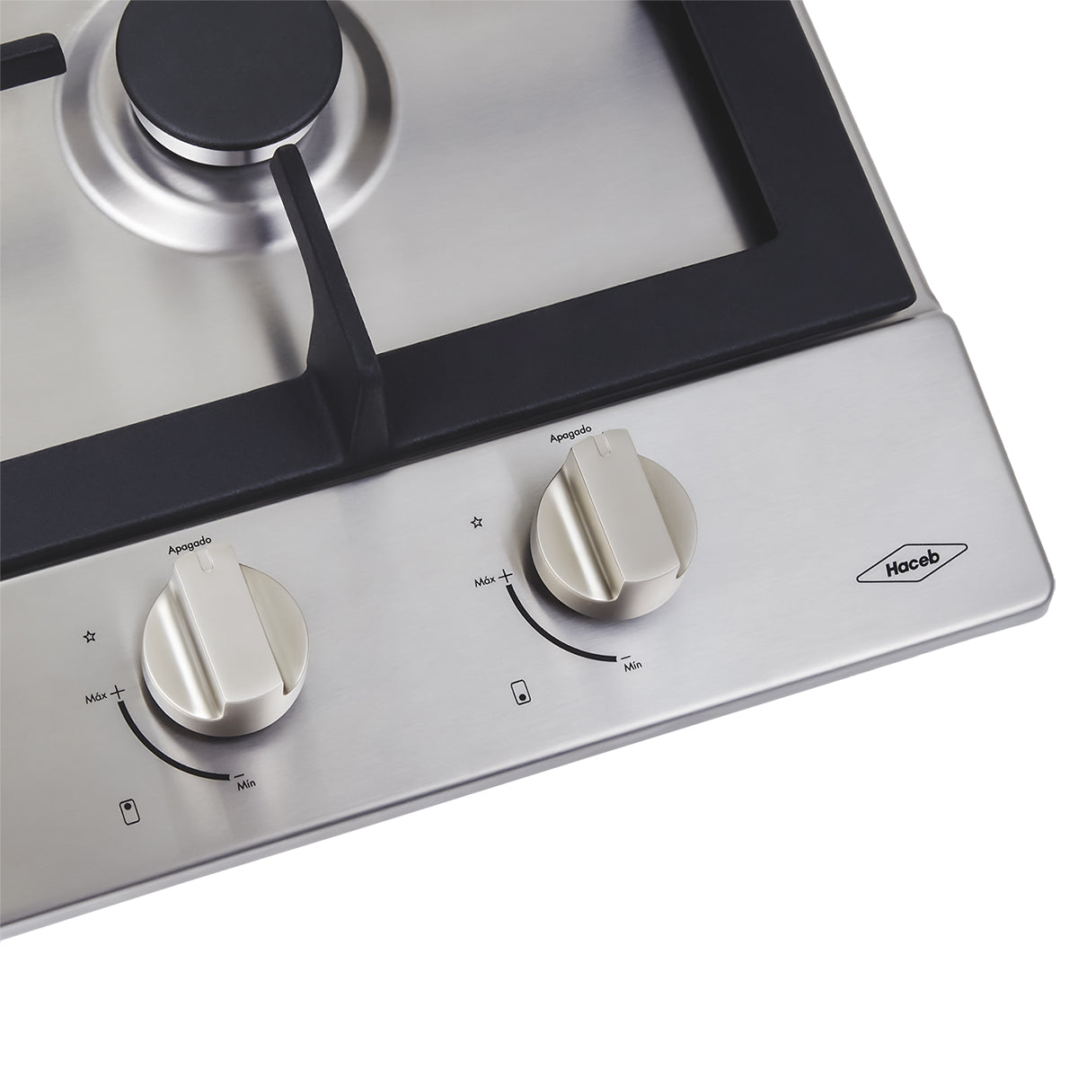 Estufa de Empotrar Haceb de 2 puestos 30CM a Gas Natural Inox- CUB 30 INOX HF GN - Logística Haceb