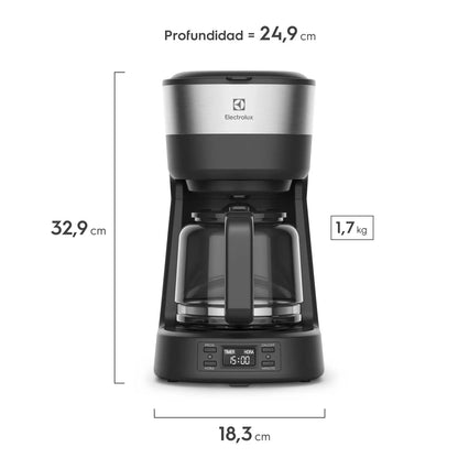 CAFETERA ELECTROLUX 1 2 LTS PROGRAMABLE ECM25