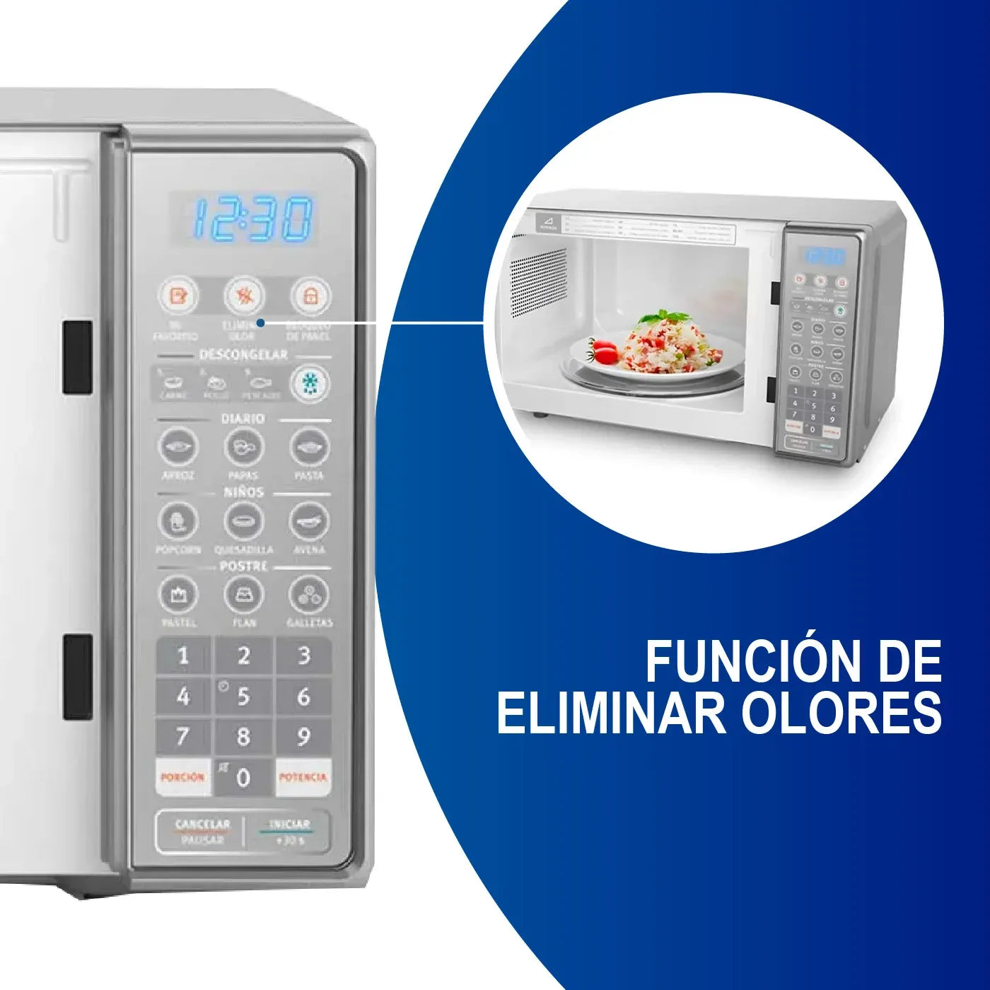 MICROONDAS ELECTROLUX 20LT PLATA EMDO20S3GSLUG