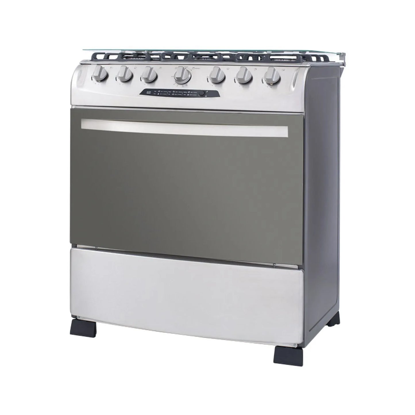 Estufa Orégano Haceb de 6 puestos 76 cm a Gas Natural Inox - ESTORG76-INOX