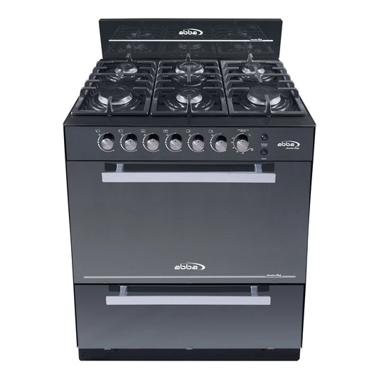 Estufa Abba 6 Pts Con Horno a Gas - RG803-3-EN-VIDRIO