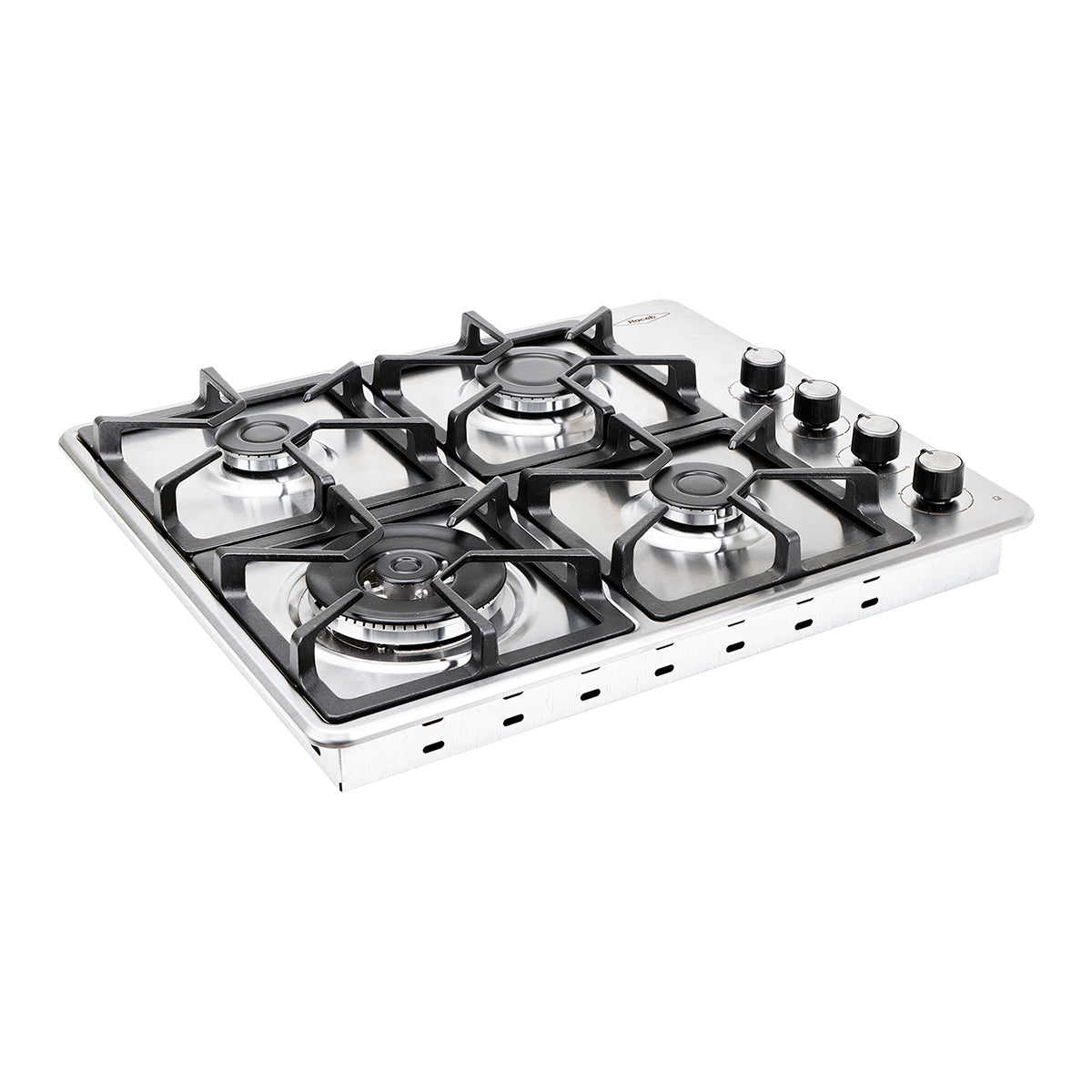 Estufa de Empotrar TA Haceb de 4 puestos en Hierro Fundido Dual de 60X51 cm a Gas Natural Inox- CUB TA 60-51 INOX HF DUAL GN