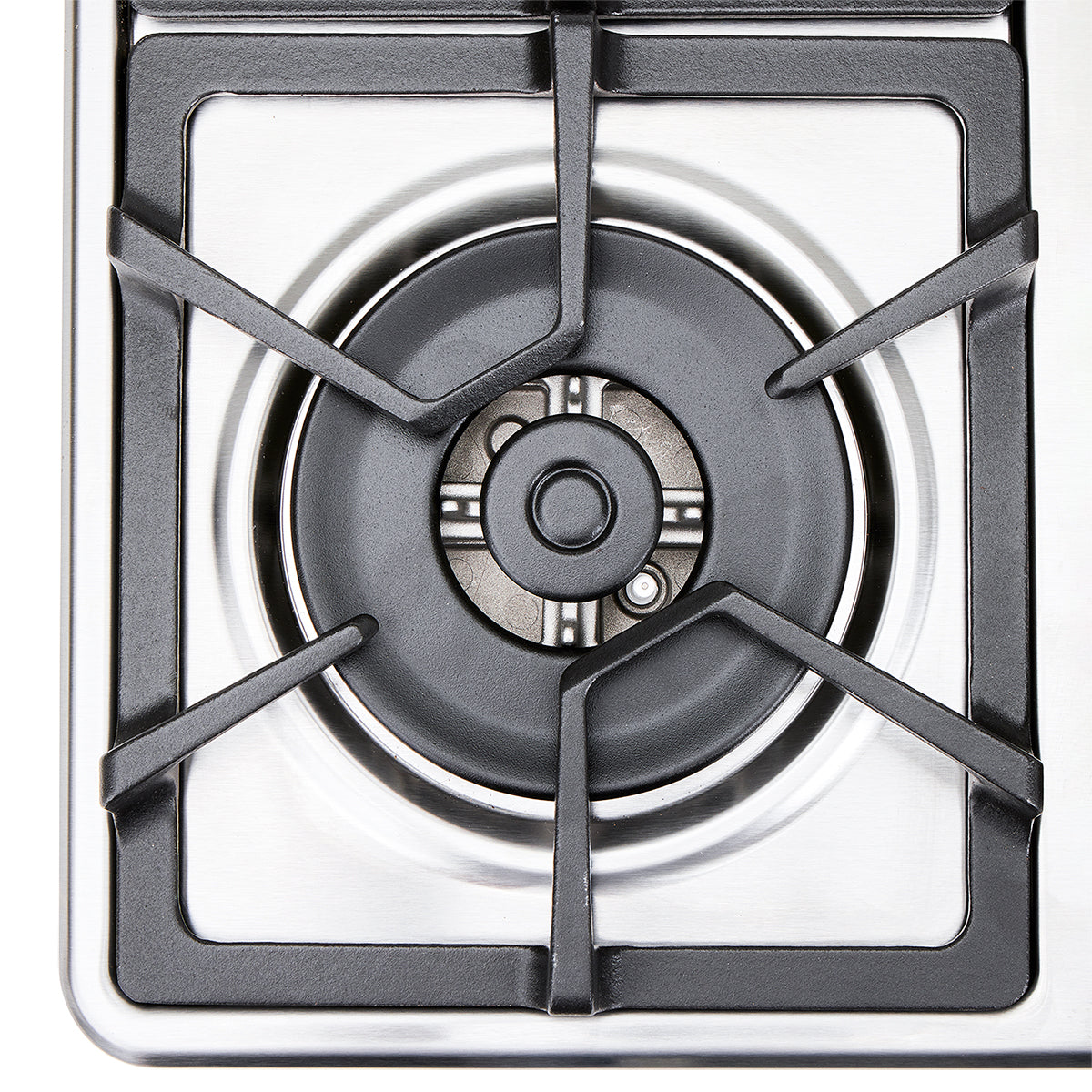 Estufa de Empotrar TA Haceb de 4 puestos en Hierro Fundido Dual de 60X51 cm a Gas Natural Inox- CUB TA 60-51 INOX HF DUAL GN