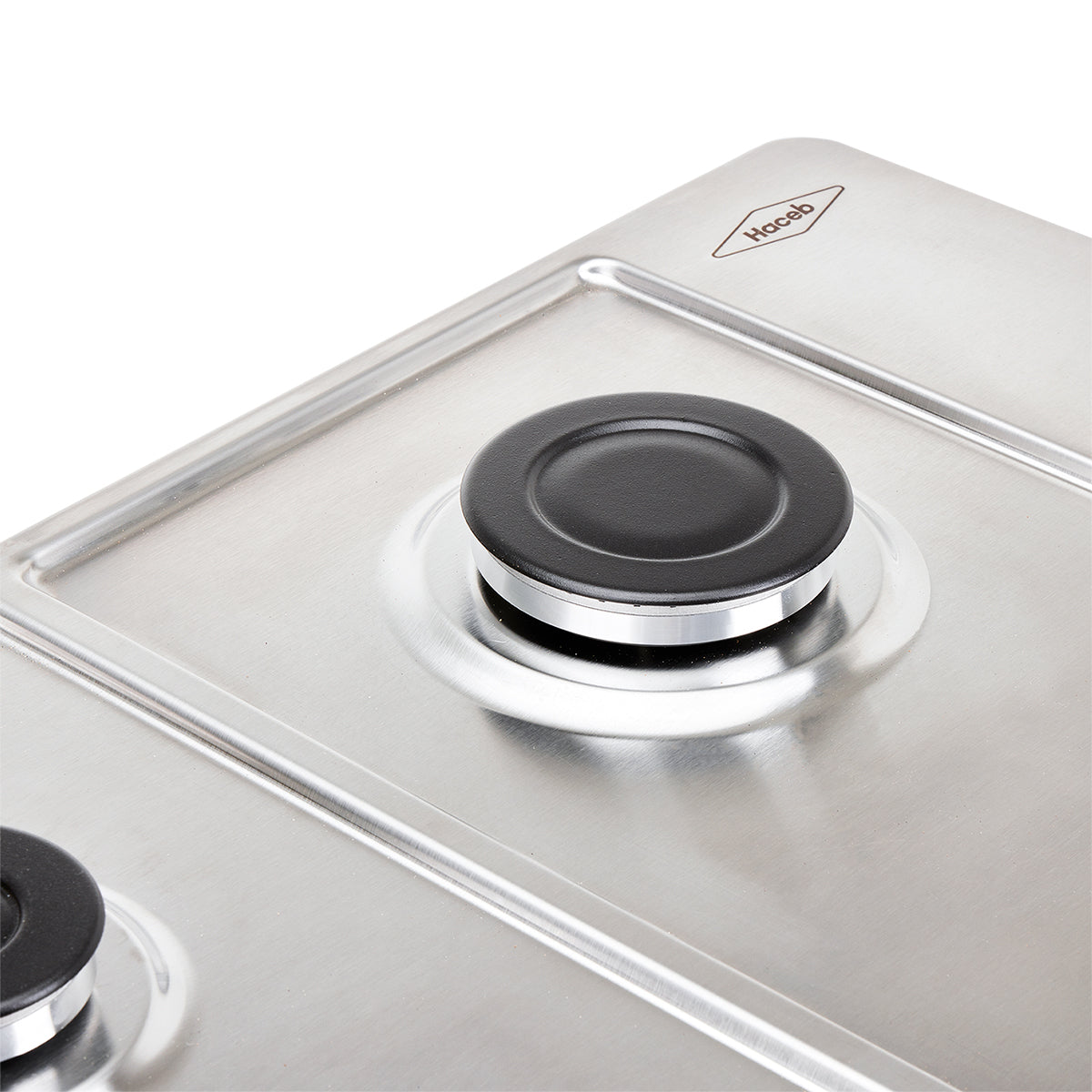 Estufa de Empotrar TA Haceb de 4 puestos en Hierro Fundido Dual de 60X51 cm a Gas Natural Inox- CUB TA 60-51 INOX HF DUAL GN