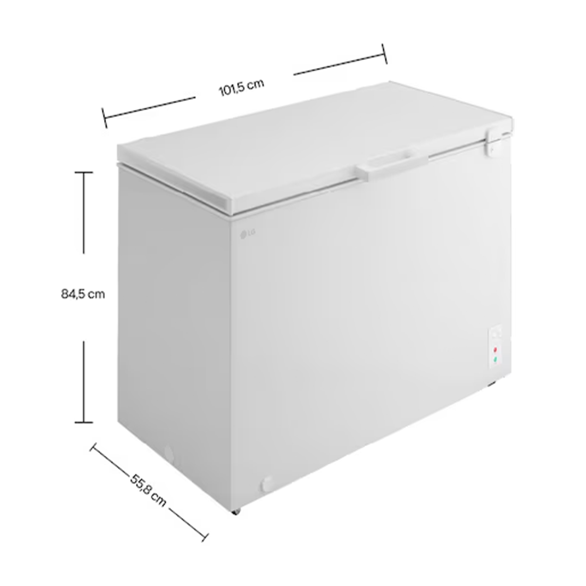 Congelador LG Horizontal 291 Litros Blanco  - GC30BGW