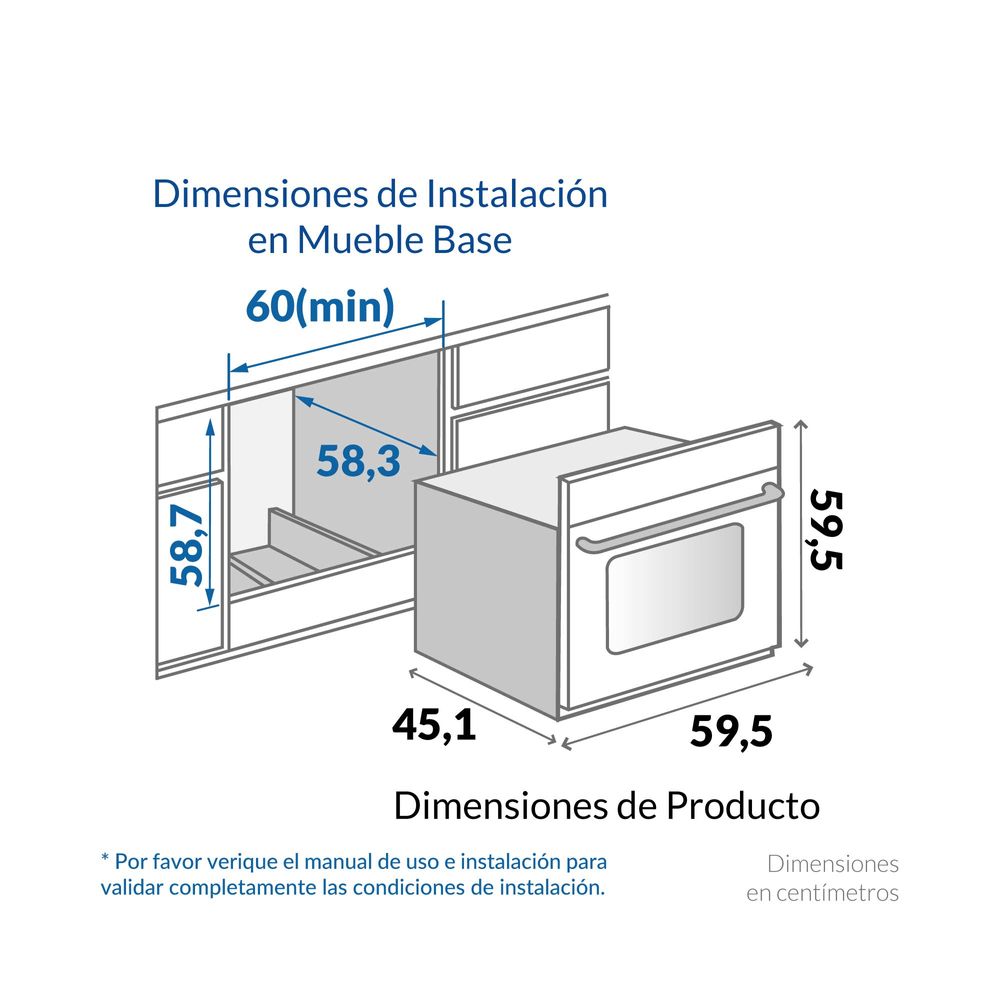 HORNO  DE EMPOTRAR MULTIFUNCIONAL CHALLENGER HE 2502