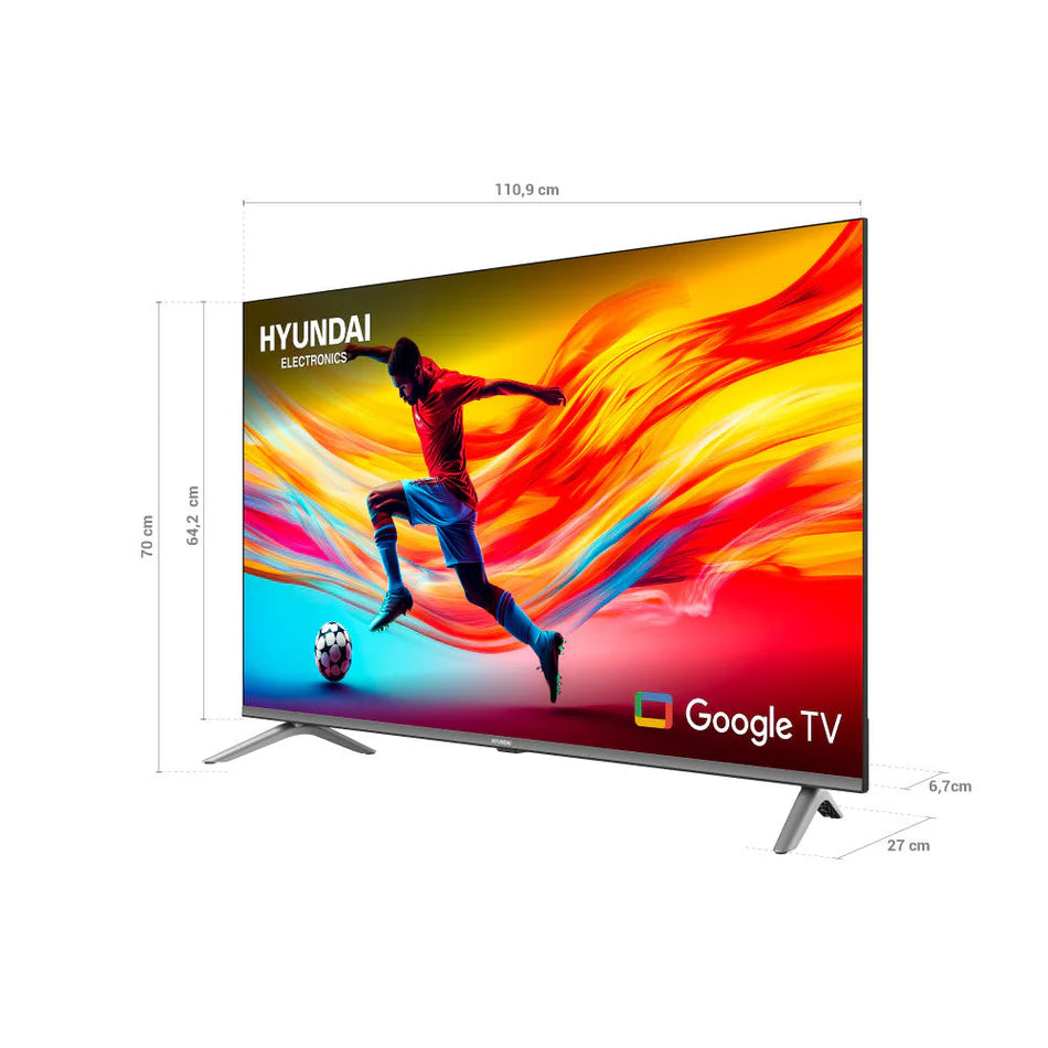 Televisor Hyundai 50" Smart Google TV QLED - HYLED5027QFG