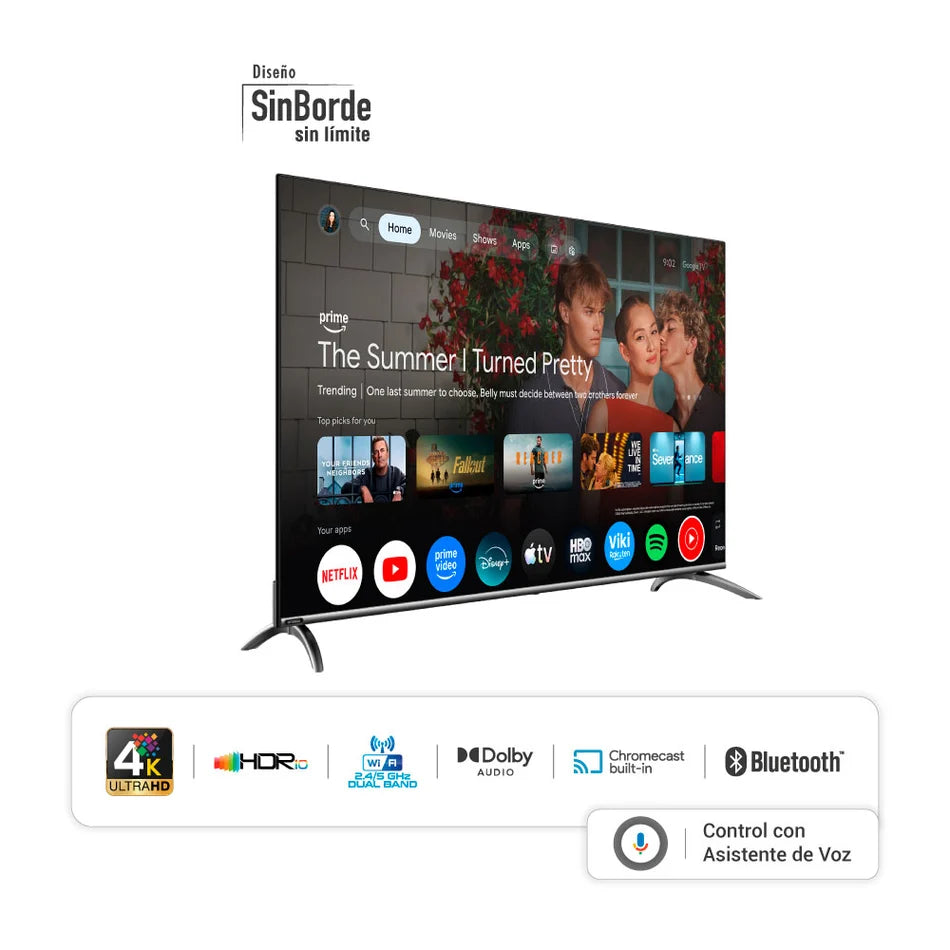 Televisor Hyundai 58" Qled Smart Google TV - HYLED5813QG