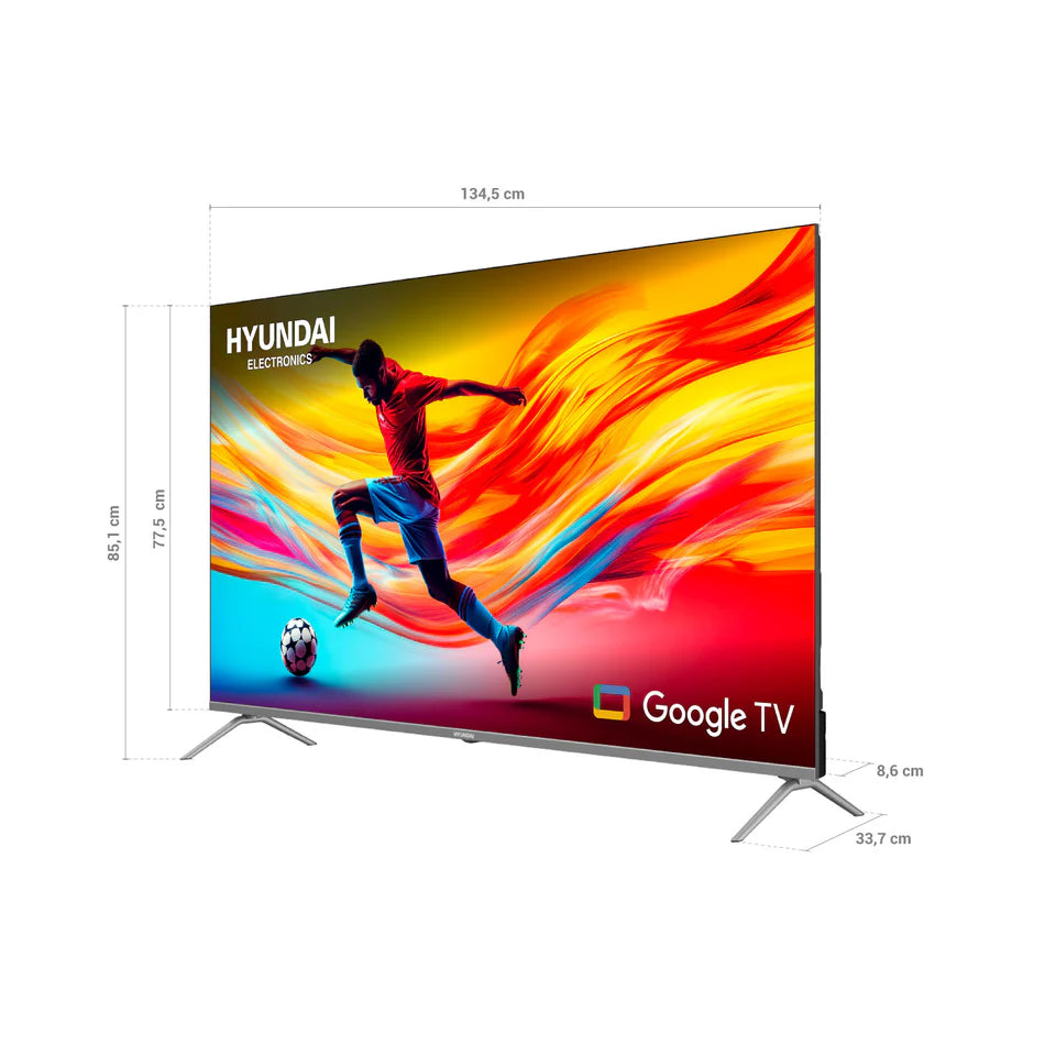 Televisor Hyundai 60" Smart Google TV QLED - HYLED6005QG