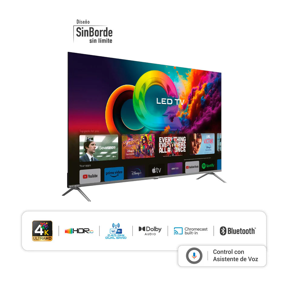 Televisor Hyundai 70" Smart Google TV QLED - HYLED7007QG