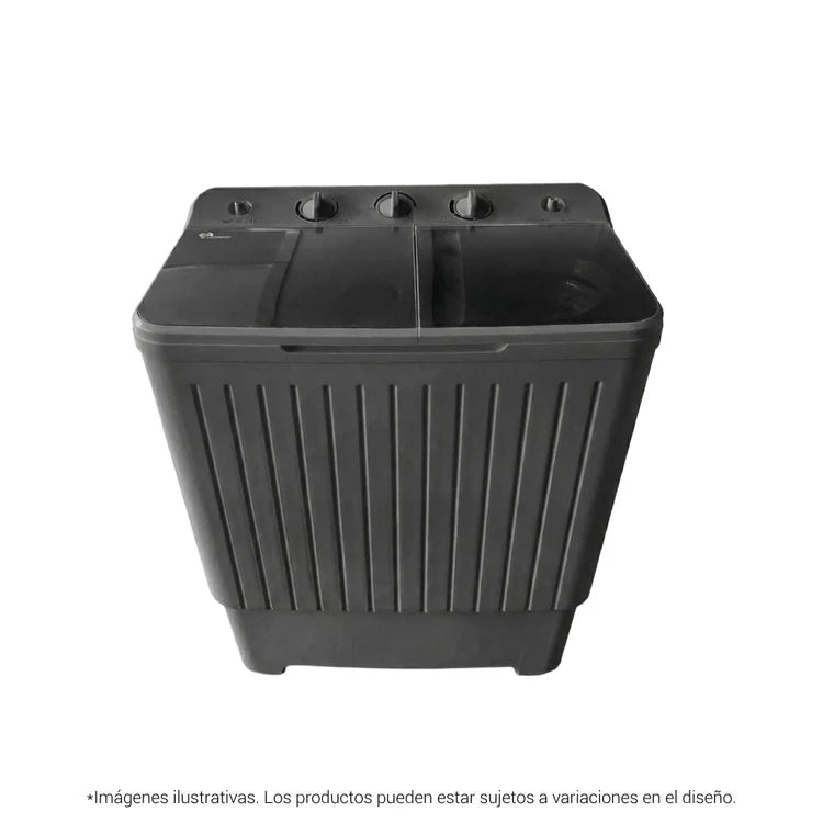 Lavadora Semiautomática Hyundai 8Kg Doble Tina Gris - HYSA8K
