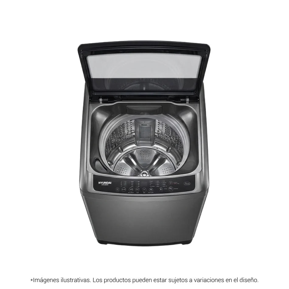 Lavadora Hyundai 22 Kg Carga Superior Gris - HYWM22K