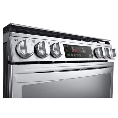 ESTUFA LG 5.8 PIES INOX CON FREIDORA DE AIRE INTEGRADA LRGL5847S.BSTFLGC