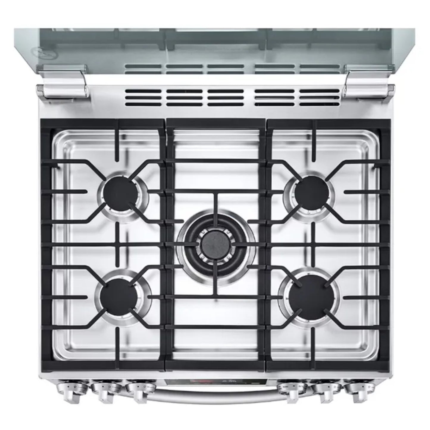 ESTUFA LG 5.8 PIES INOX CON FREIDORA DE AIRE INTEGRADA LRGL5847S.BSTFLGC