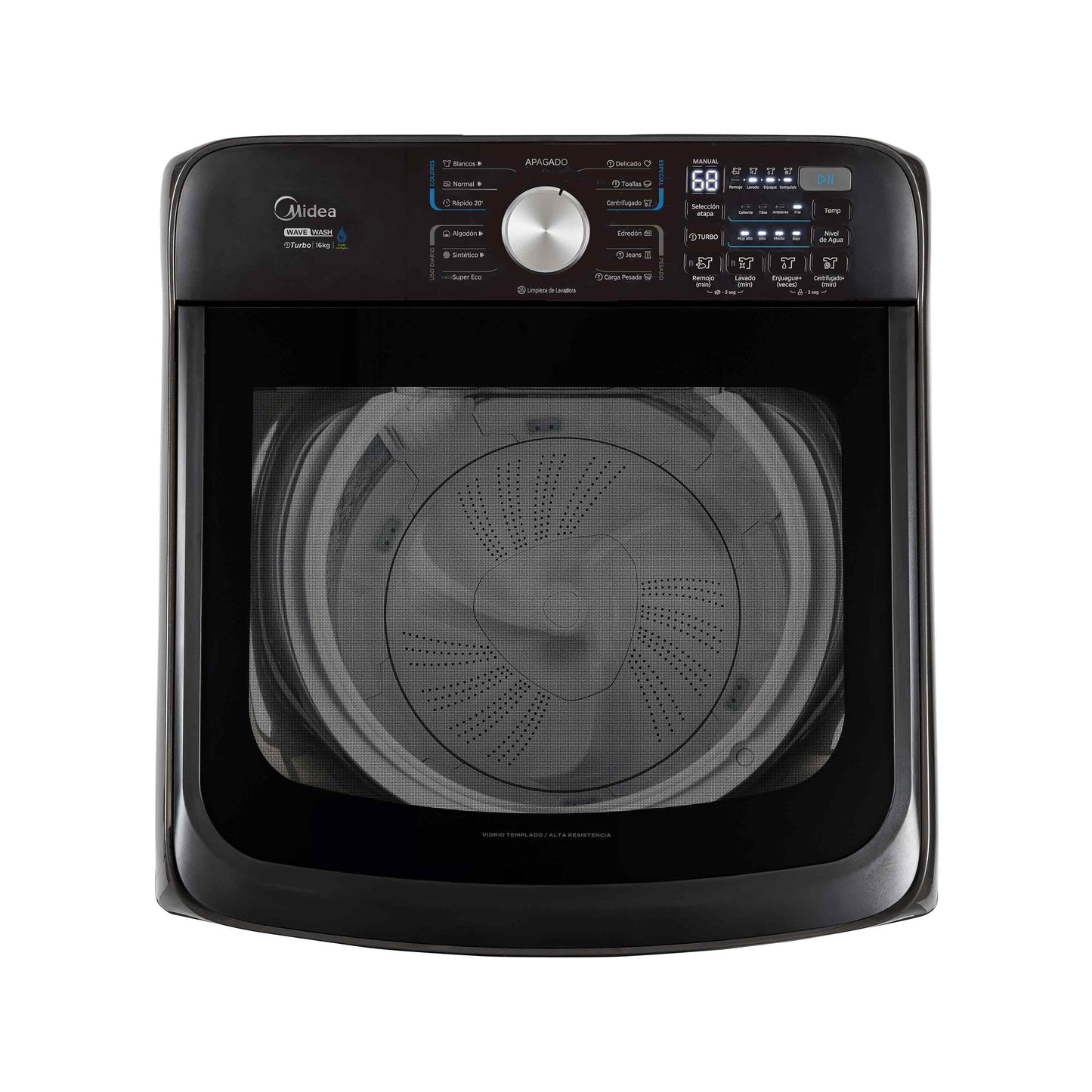 Lavadora Midea Carga Superior 16 Kg Wave Wash - MA512W160T-CO