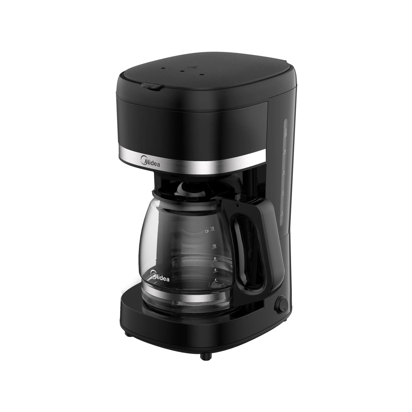 Cafetera Midea de Goteo Mecanica 12 Tazas Negra - MCD12MWCK