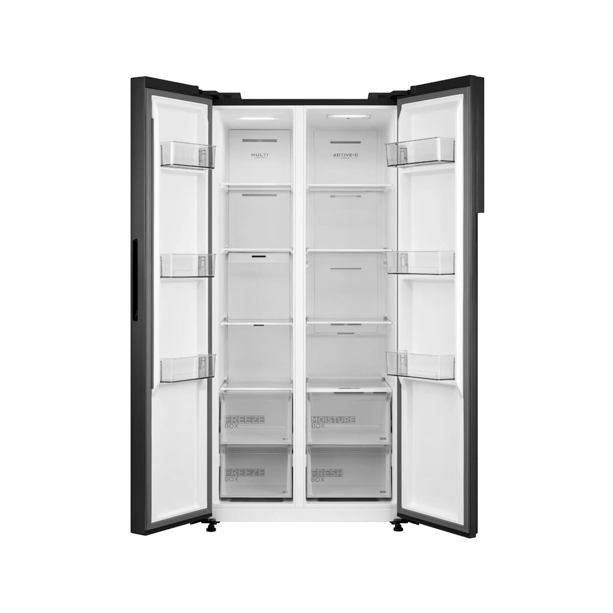 Nevecon Midea Side By Side 460 Litros Jazz Black - MDRS619FGM28CO