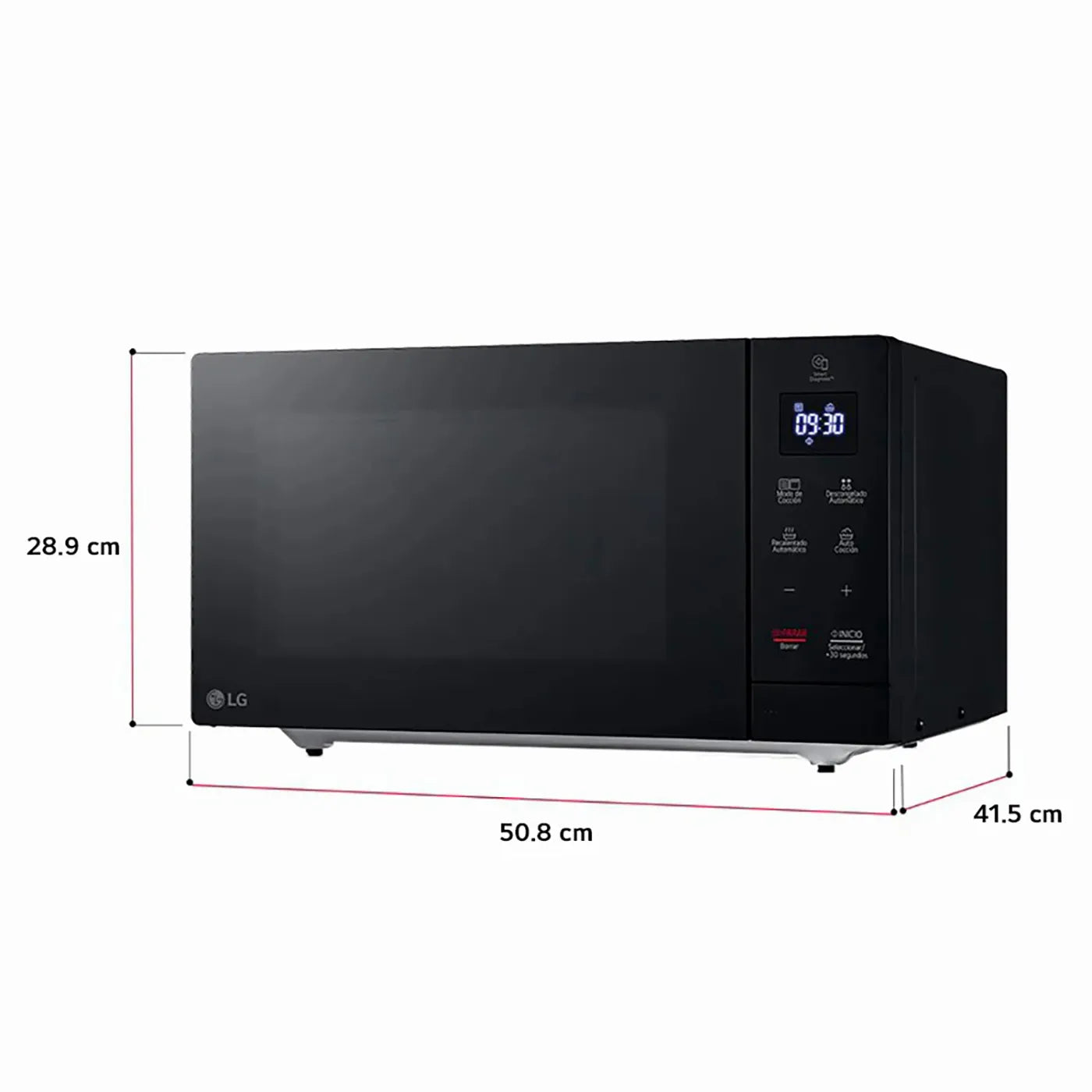 MICROONDAS LG 30L NEGRO MH7032JAS.BBKELAT