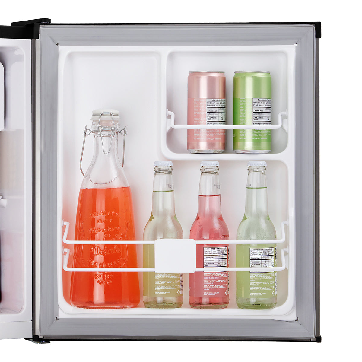 Minibar Haceb 46 litros inox - MINIBAR 46L INOX R3 - Logística Haceb