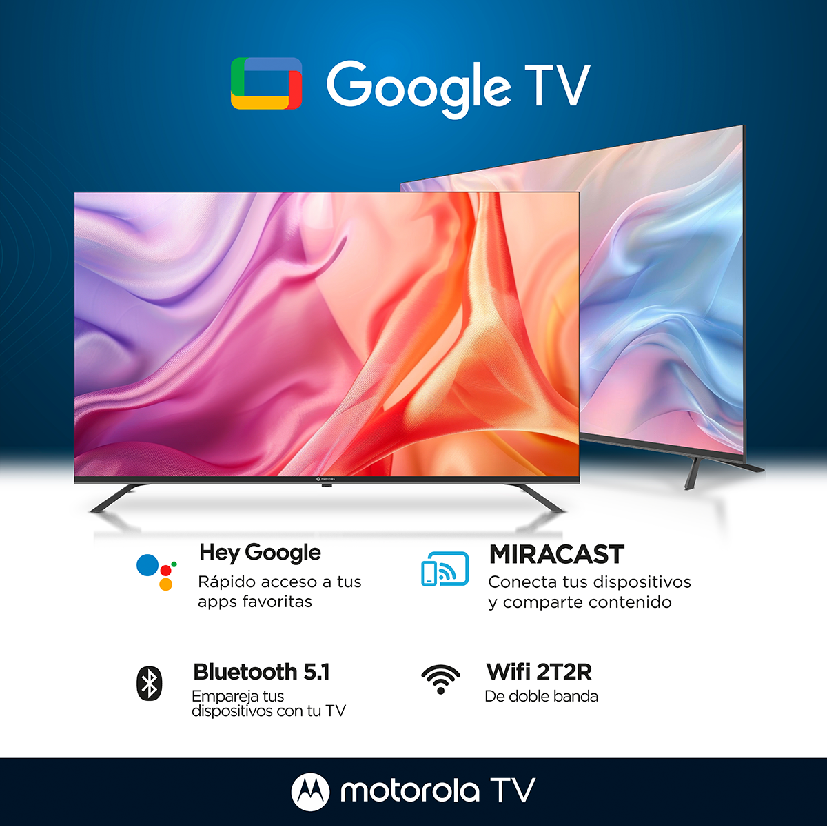 Televisor Motorola 50" Smart TV 4K Ultra HD - MOT50NUQE05
