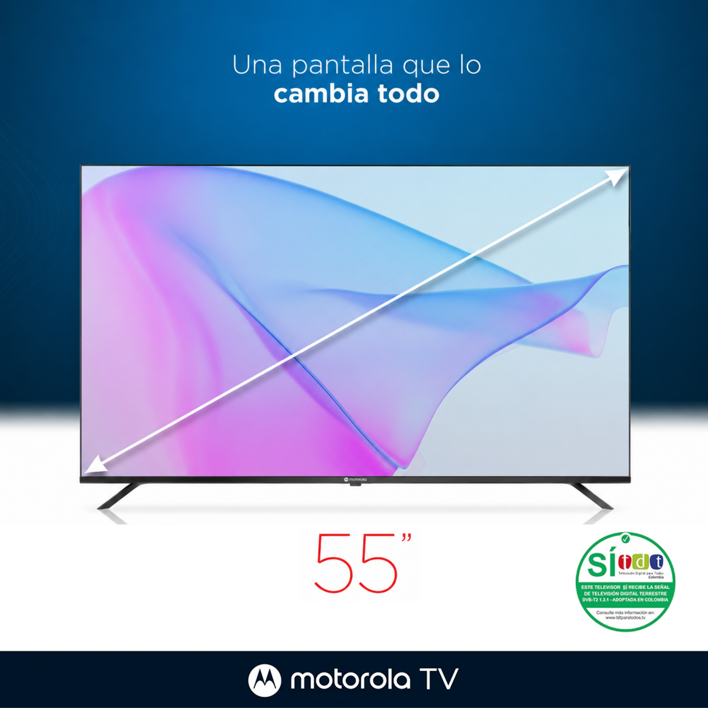 Televisor Motorola 55" Smart TV 4K HD - MOT55ULE11