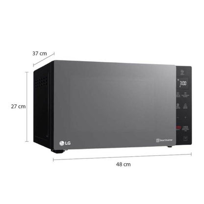 MICROONDAS LG 0.9PC NEGRO  MS0936GIR