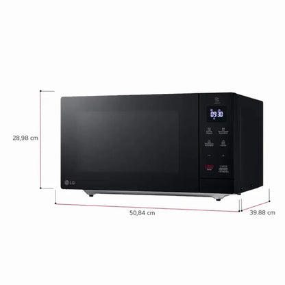 MICROONDAS LG 1.1PC NEGRO  MS3032JAS.BBKELAT